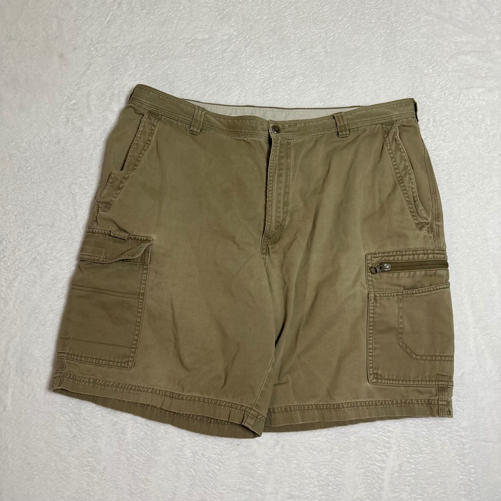 Columbia Men's North Creek Cargo Shorts Size 38 Tan Khaki Hiking Outdoor Utility